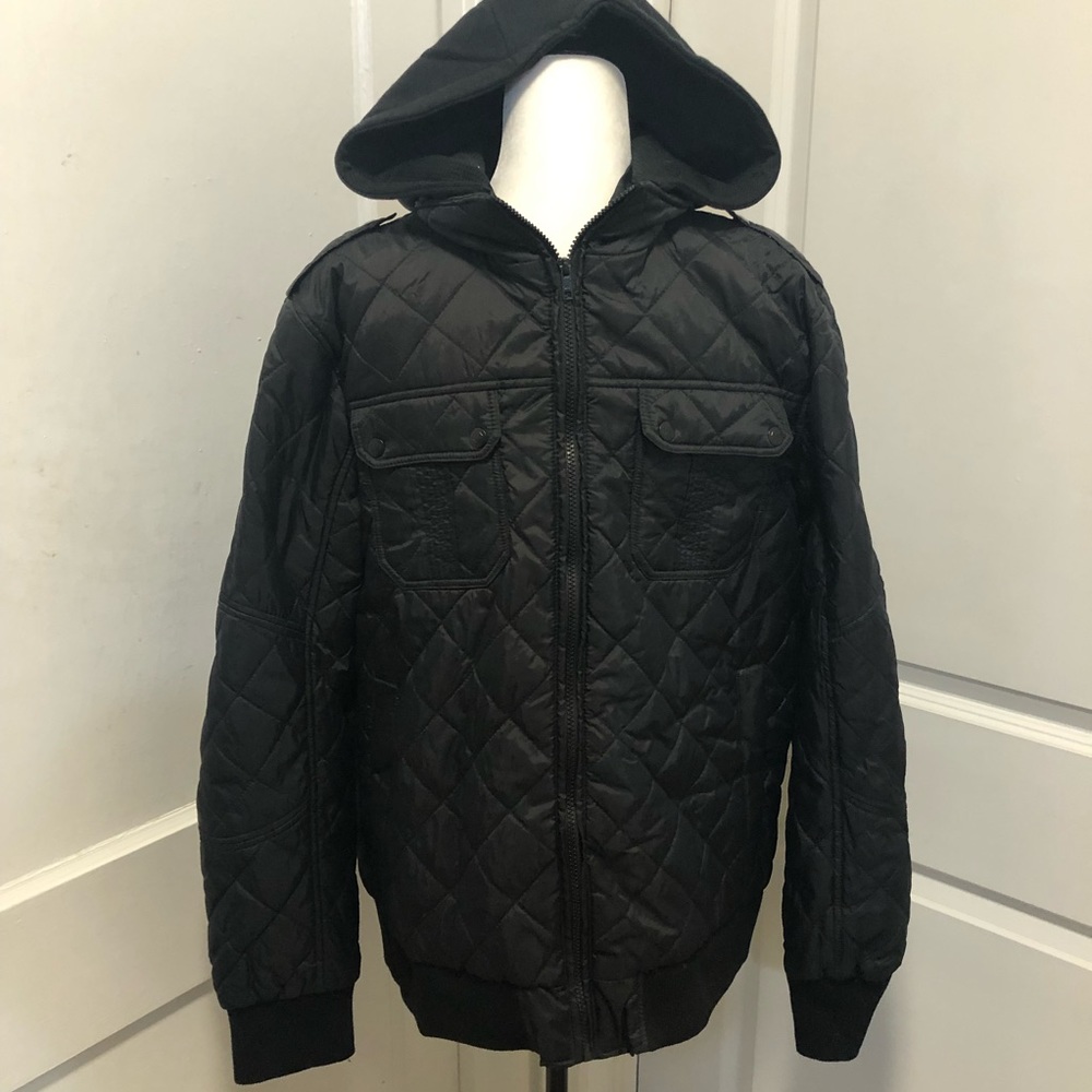 Helix quilted bomber style coat size xl